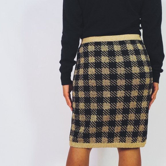 Metallic Pencil Skirt - Picture 3 of 6